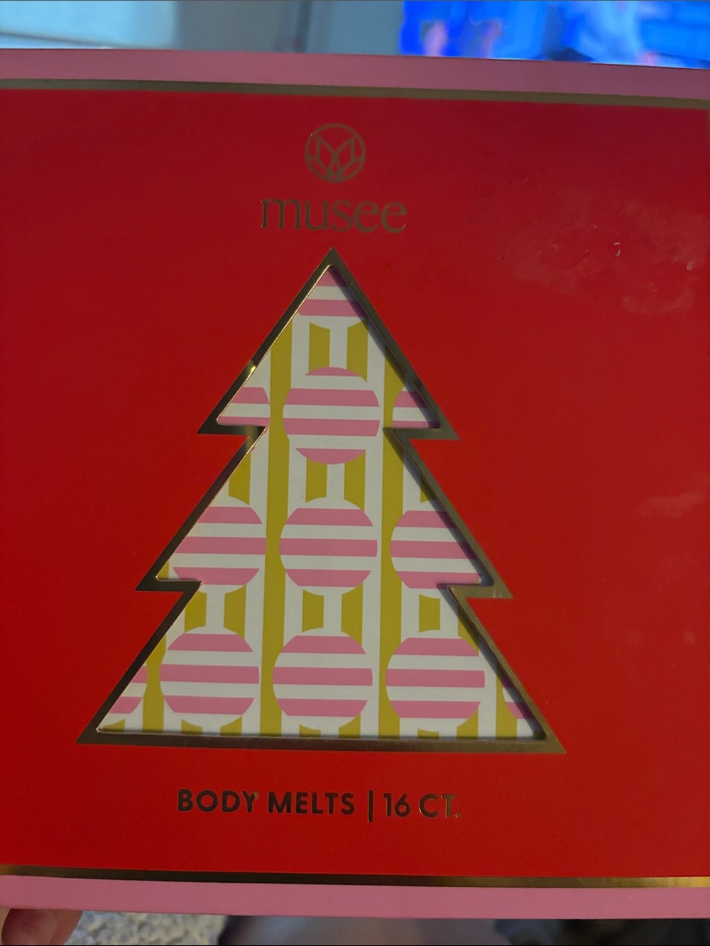 Musée Holiday Body Melts - Red & Pink Packaging